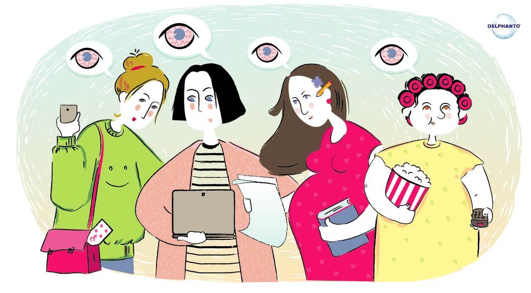 síndrome do olho seco